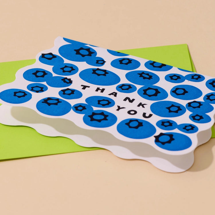Blueberry Boxed Thank You Cards