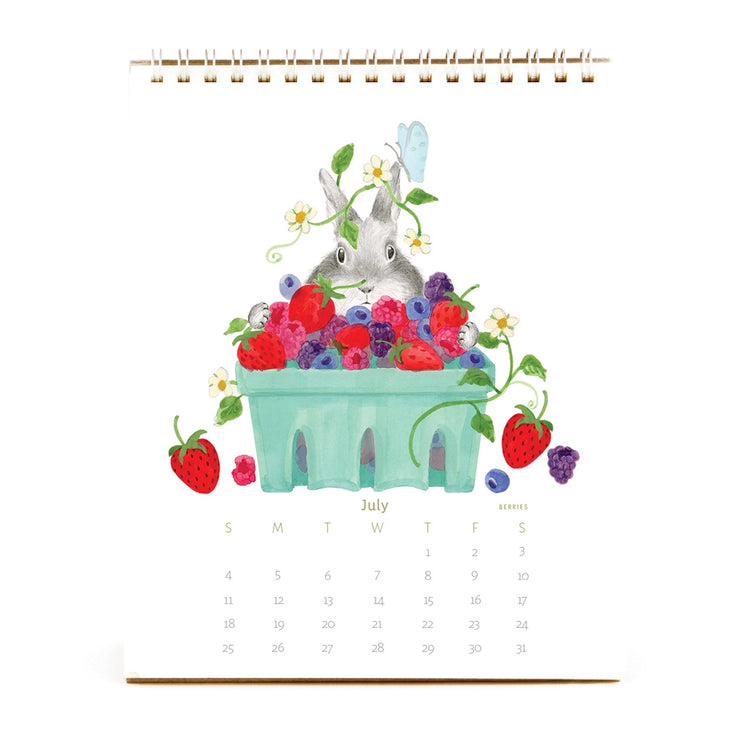2027 Bunny Calendar - Farmer's Market