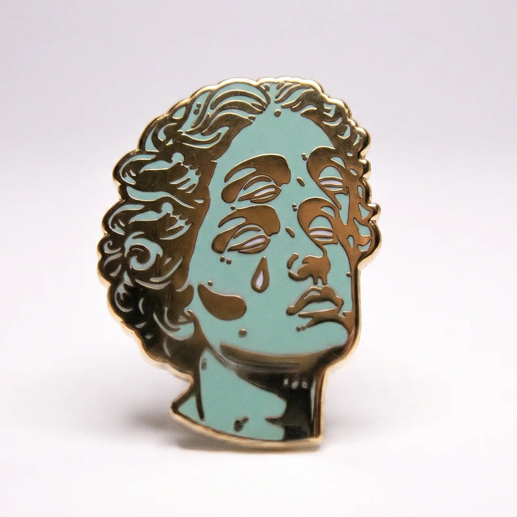 Crying Bust Pin