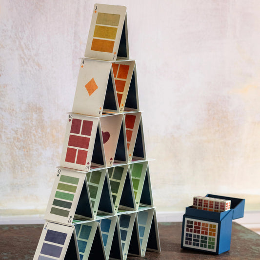 Watercolor Swatch Playing Cards