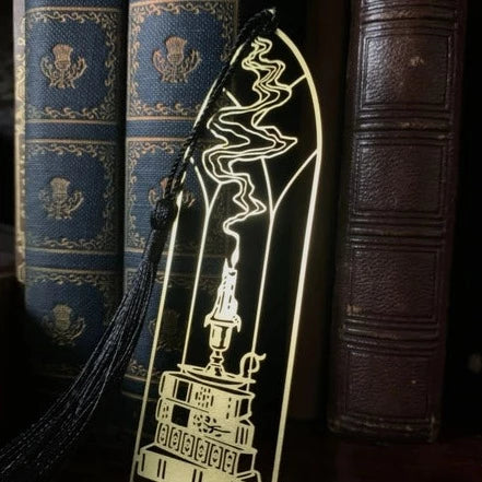 Cathedral Candlestick Brass Bookmark