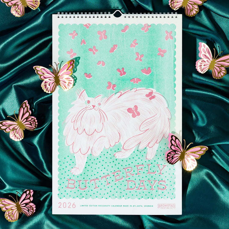 Butterfly Days 2026 Calendar
