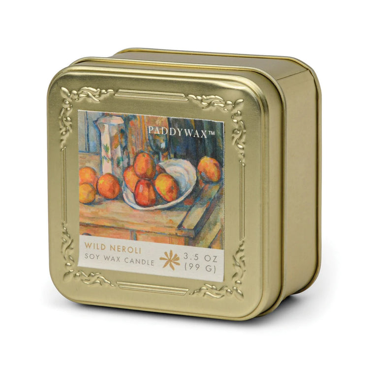 Cezanne Wild Neroli Impressionist Candle Tin