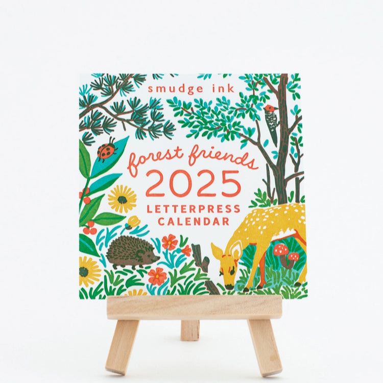 2025 Forest Friends Desk Calendar