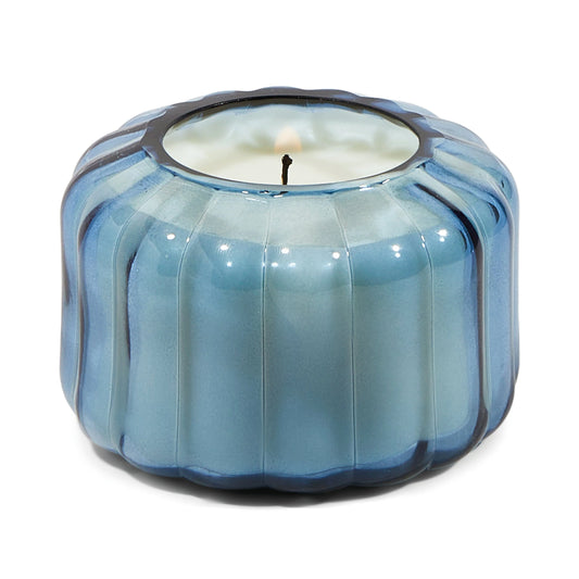 Peppered Indigo Mini Ripple Candle