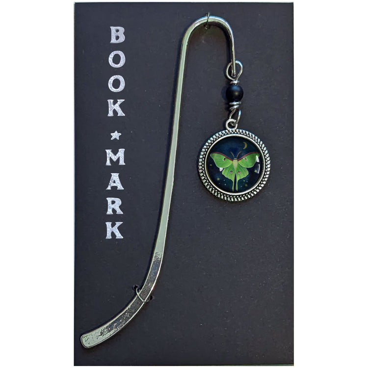 Luna Moth Metal Bookmark