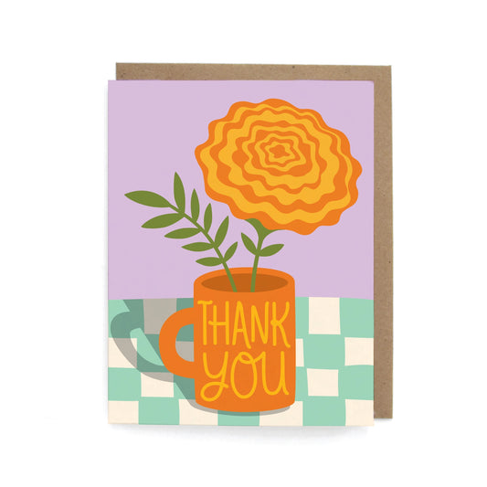 Marigold Thank You Boxed Cards