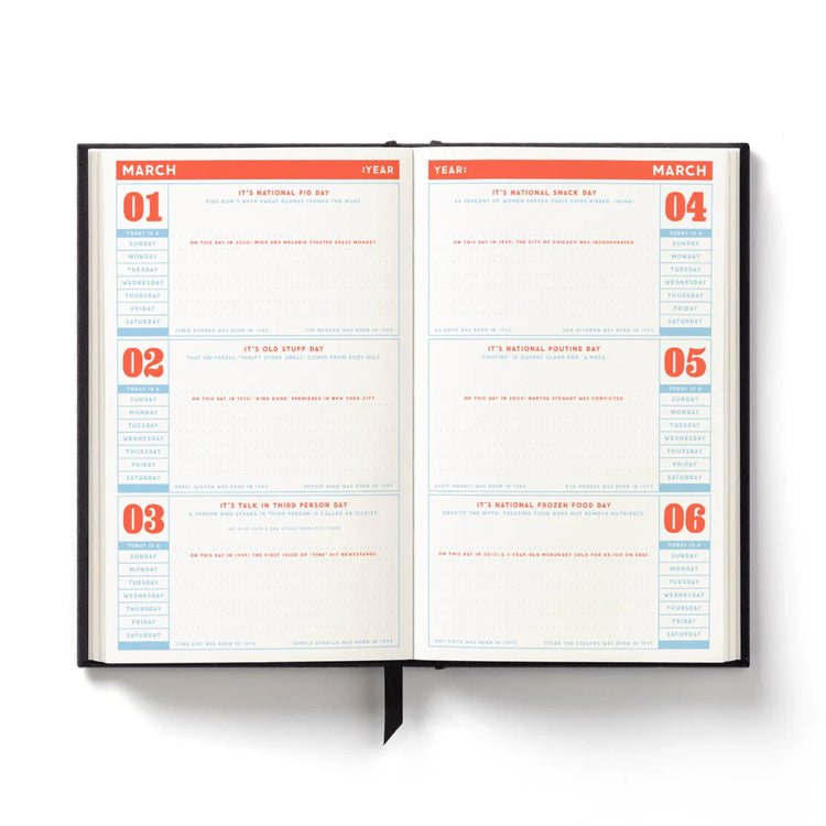 Hidden Agenda Undated Planner