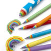 Rainbow Pencil & Eraser Set