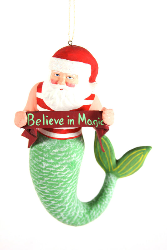 Santa Merman Ornament