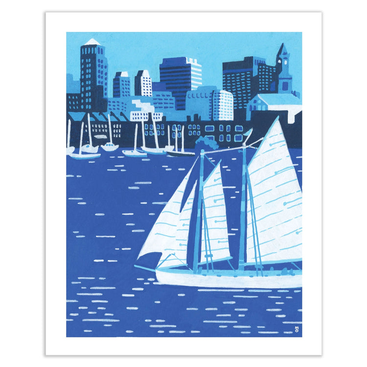 Boston Harbor Print