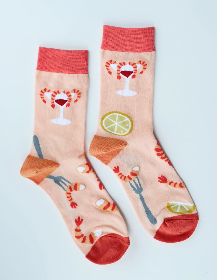 Shrimp Cocktail Women's Crew Socks