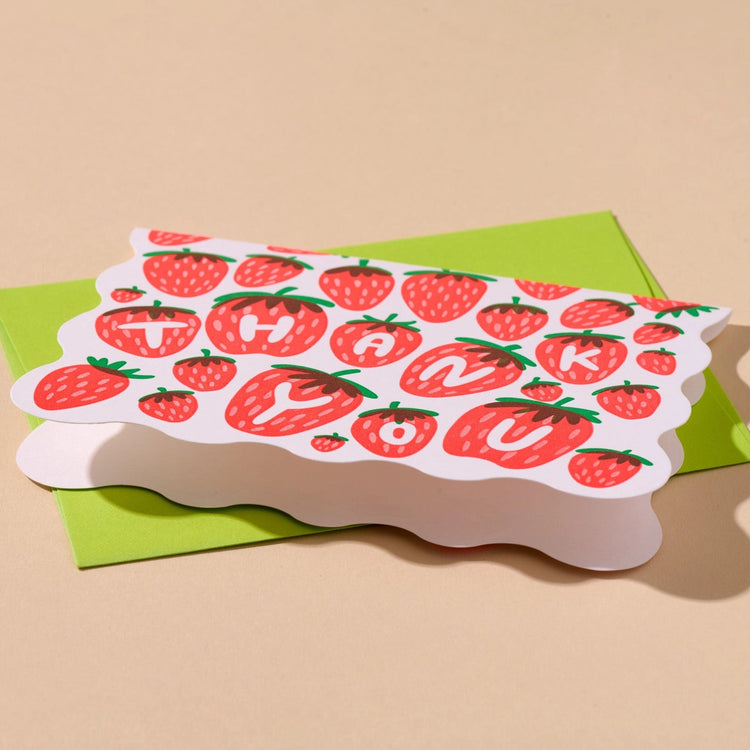 Strawberry Boxed Thank You Cards