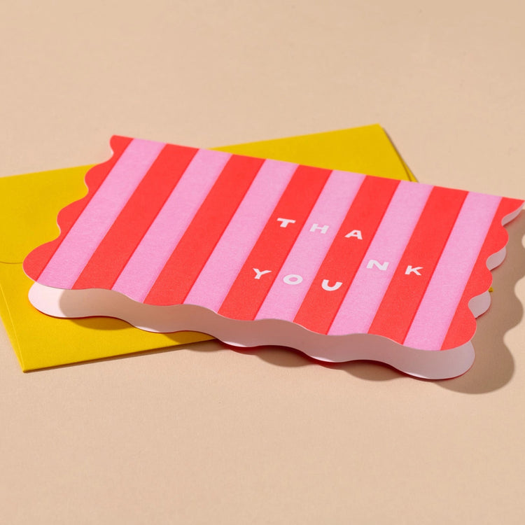 Cabana Stripes Boxed Thank You Cards