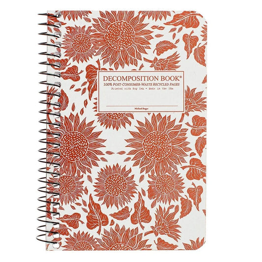 Pocket Sized Sunflowers Composition Journal