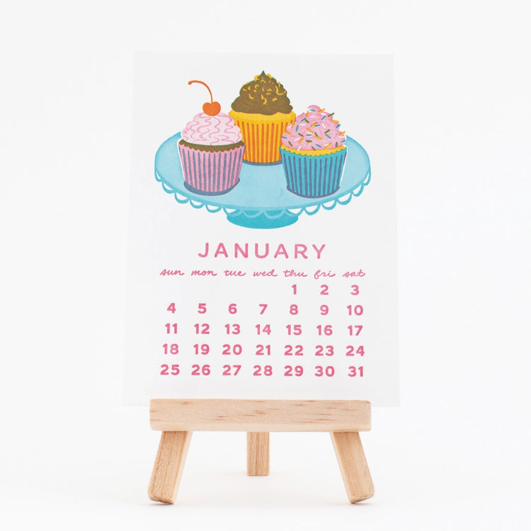 2026 Sweet Treats Desk Calendar