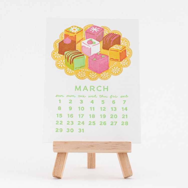 2026 Sweet Treats Desk Calendar