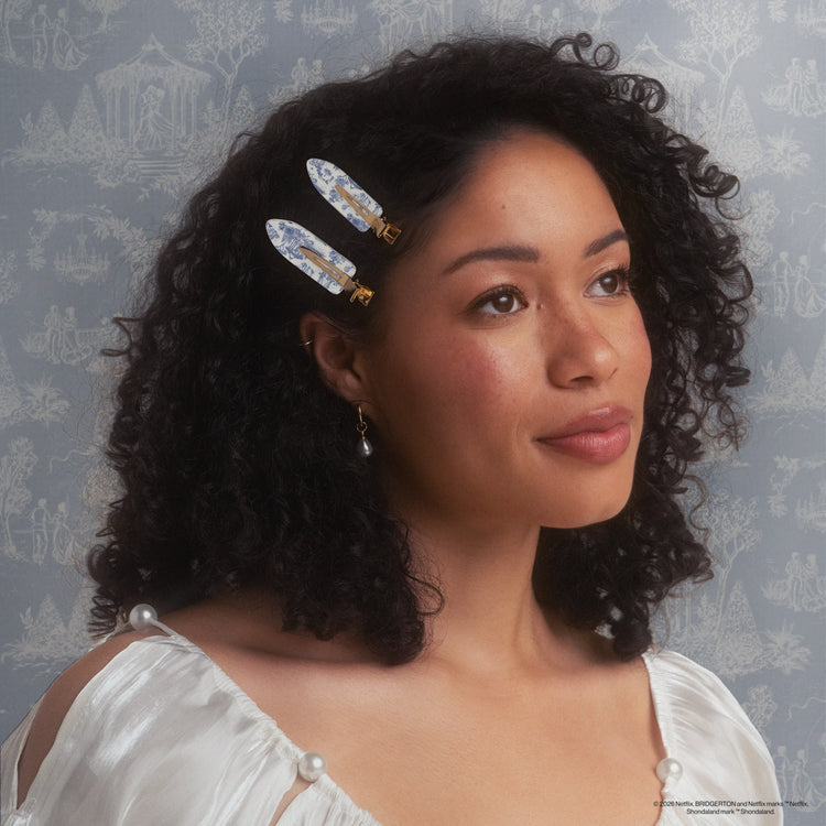 Bridgerton Toile Creaseless Clips