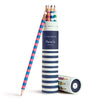 Varsity Stripes Set of 10 Pencils