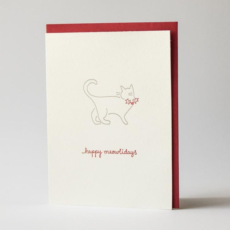 Happy Meowlidays Holiday Cards and Boxes