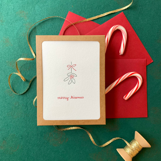 Merry Kissmas Holiday Cards and Boxes