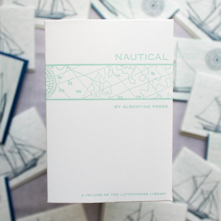 Nautical Letterpress Library
