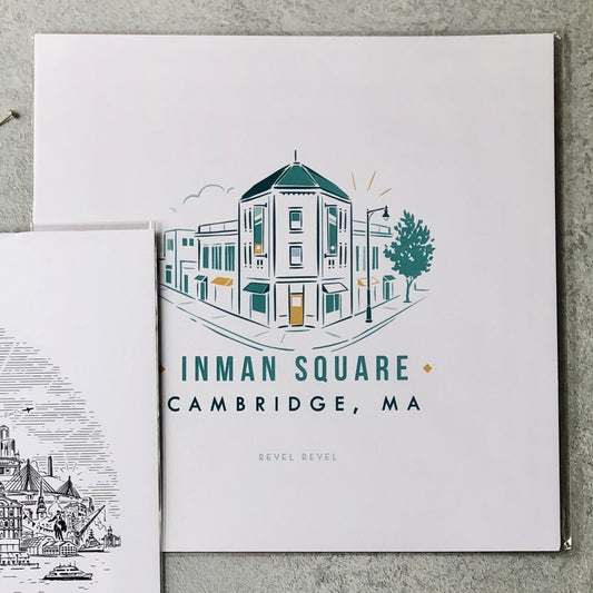 Inman Square Cambridge Print