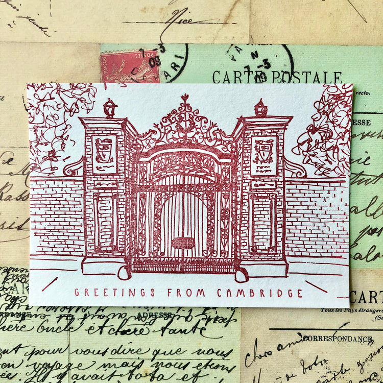 Cambridge - Harvard Gate Postcard Pack