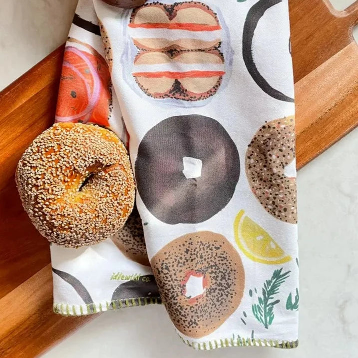 Bagel Tea Towel