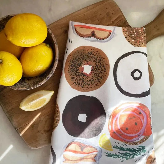 Bagel Tea Towel