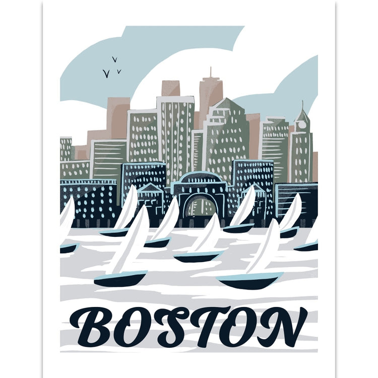 Boston Harbor Print