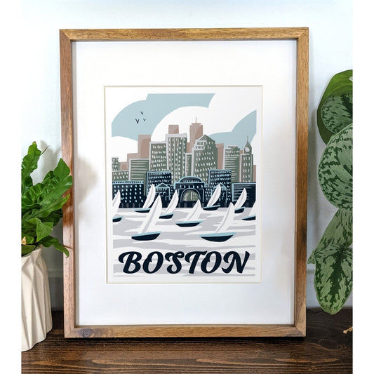 Boston Harbor Print