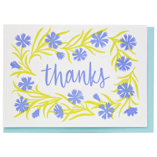 Cornflower Thanks Boxed Note Cards