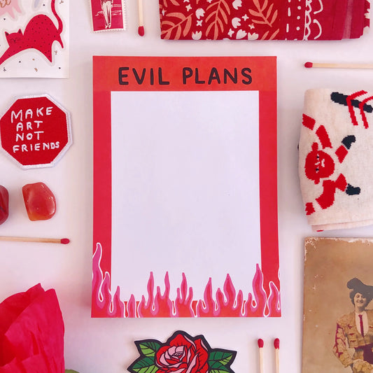 Evil Plans Notepad