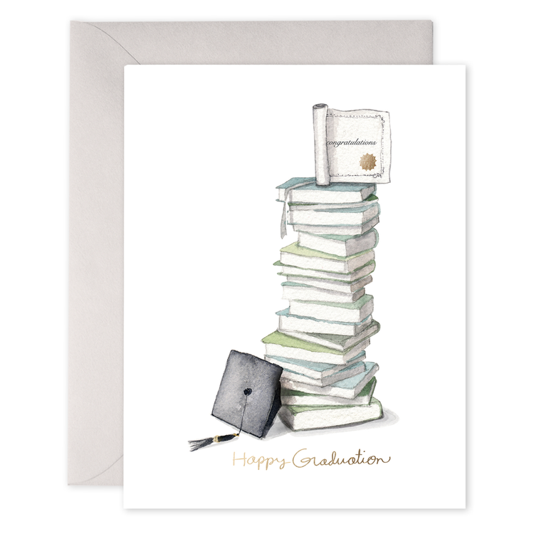 Book Stack Graduation