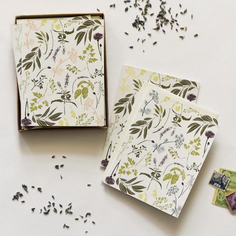 Garden Herbs Boxed Cards