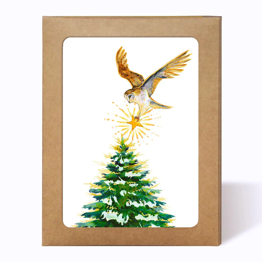 Star Owl Christmas Tree - Boxed Set