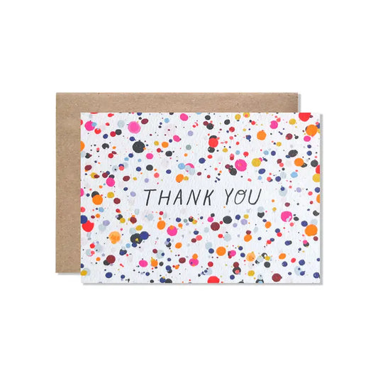 Paint Splatter Thank You Boxed Notes