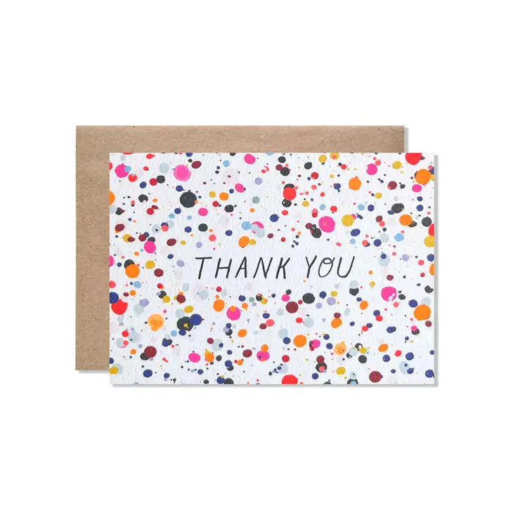 Paint Splatter Thank You Boxed Notes