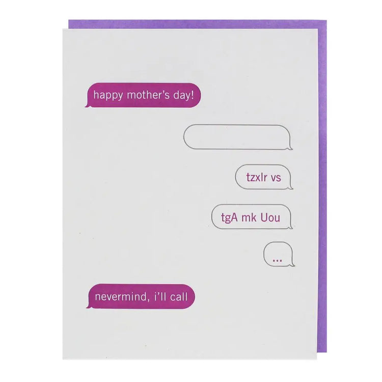 Texting Mother's Day