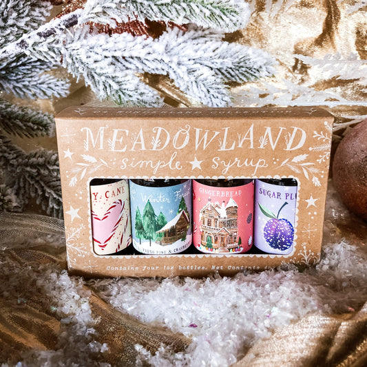 Holiday Simple Syrup Sampler